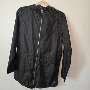 Black wind breaker jacket